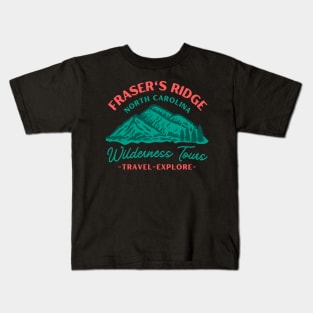 Fraser's Ridge North Carolina 1767 Wilderness Tours Kids T-Shirt